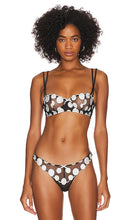 fleur du mal Polka Dot Embroidery Balconette in Black - fleur du mal Balconnet Brodé à Pois en Noir - fleur du mal 黑色圆点刺绣半罩杯 - fleur du mal Balconette mit Polka Dot-Stickerei in Schwarz - fleur du Mal 폴카 도트 자수 발코니블랙 색상 - fleur du mal Balconcino ricamato a pois in nero
