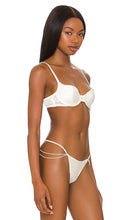 fleur du mal Satin Luxe Balconette Bra in Ivory