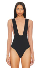 fleur du mal Suspender Bodysuit in Black