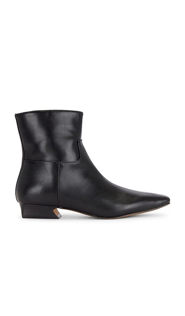 Free People Easy Does It Vegan Ankle Boots in Black | Black Ankle Boots for Women