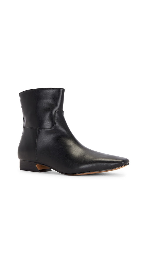 Free People Easy Does It Vegan Ankle Boots in Black
