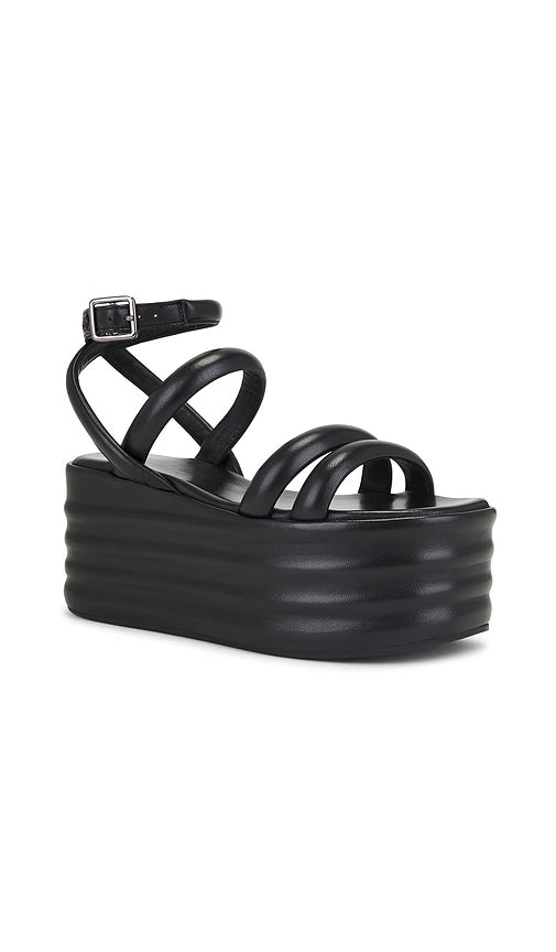 Free People Iris Flatform Sandal in Black