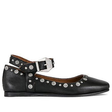 Free People Mystic Mary Jane Flat in Black | Black Ballet Flats for Women
