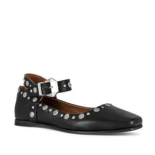 Free People Mystic Mary Jane Flat in Black
