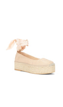 Free People Starboard Wrap Espadrille in Nude