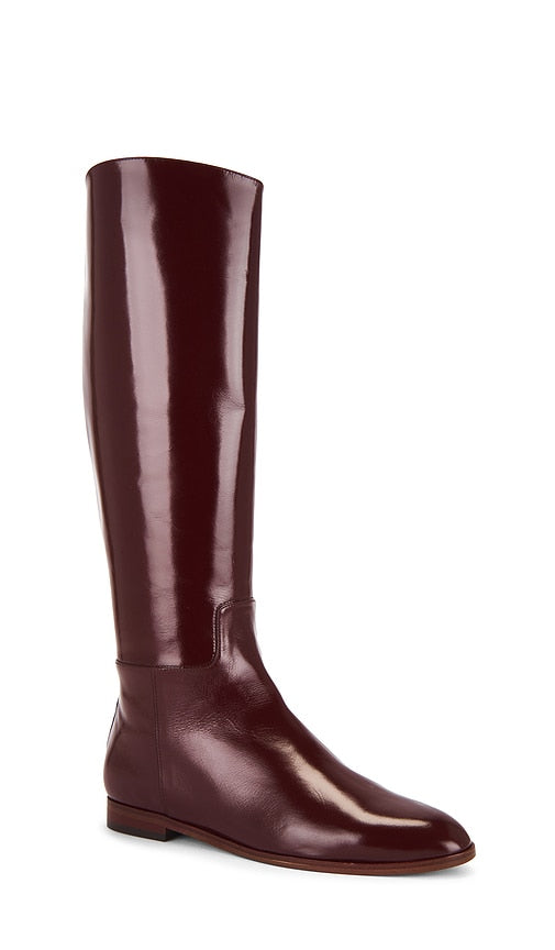 GIA BORGHINI Marta Boot in Burgundy