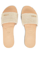 Havaianas You Malta Metallic Sandal in Tan | Golden Slides for Women