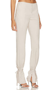 h:ours Amira Pant in Grey