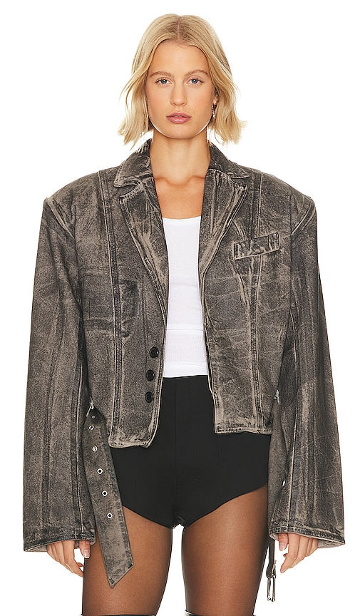 h:ours Freya Jacket in Black