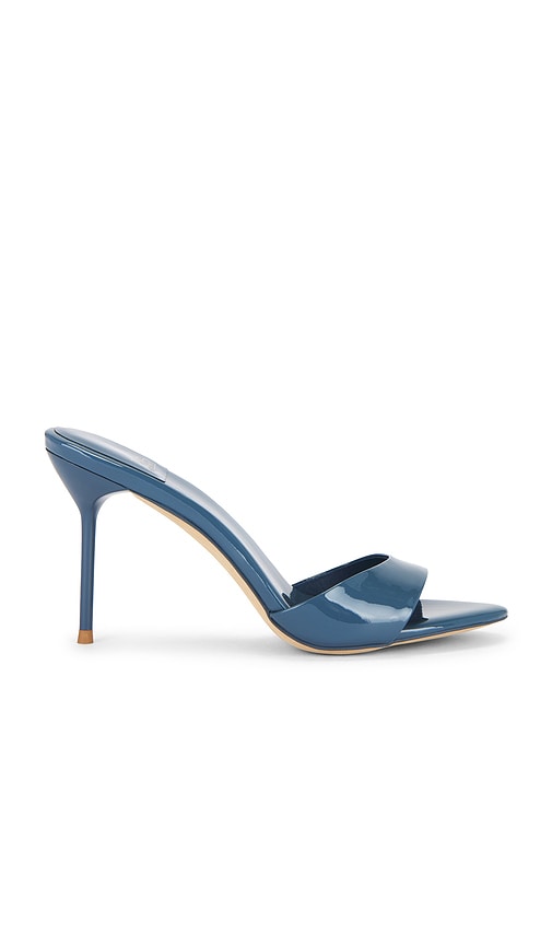 Jeffrey Campbell Ce-soire Mule in Blue | Dusty Blue Open Toe Mules for Women