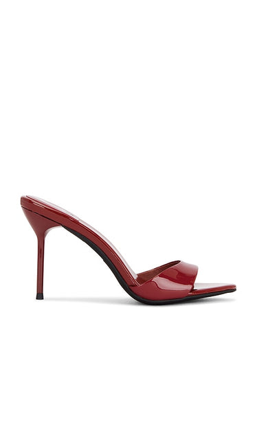 Jeffrey Campbell Ce-Soire Sandal in Brick | Brick Red Patent Heeled Sandals for Women