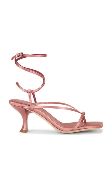 Jeffrey Campbell Fluxx-hs Sandal in Rose | Pink Open Toe Heels for Women