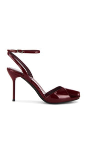 Jeffrey Campbell Fontaine Sandal in Red | Cherry Red Heeled Sandals for Women