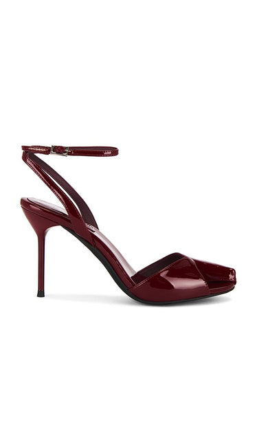 Jeffrey Campbell Fontaine Sandal in Red | Cherry Red Heeled Sandals for Women