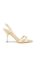 Jeffrey Campbell Marielle Sandal in Beige | Beige Patent Open Toe Heels for Women