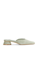 Jeffrey Campbell Molly Pump in Mint | Mint Suede Pump Heels for Women