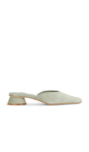 Jeffrey Campbell Molly Pump in Mint | Mint Suede Pump Heels for Women
