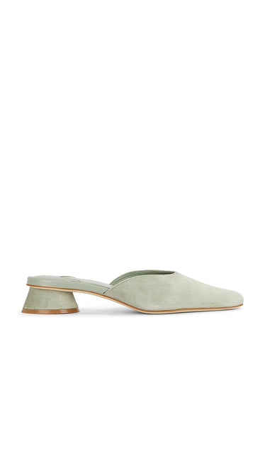 Jeffrey Campbell Molly Pump in Mint | Mint Suede Pump Heels for Women