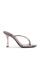 Jeffrey Campbell Murals-2 Sandal in Metallic Silver | Pewter Metallic Heeled Sandals for Women