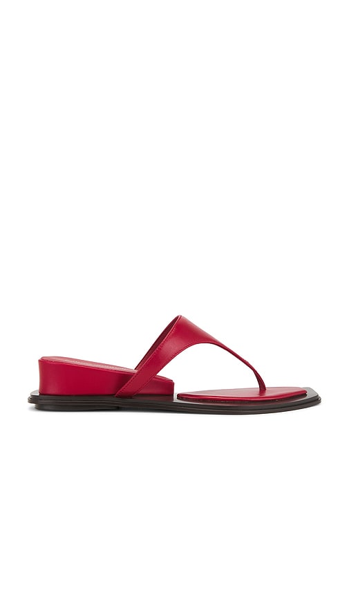 Jeffrey Campbell Pedestal Sandals in Red | Red Flip Flop Sandals for Women
