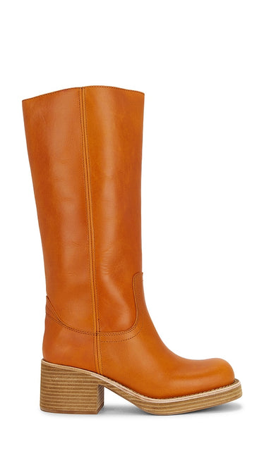 Jeffrey Campbell Reflect-TN Boot in Tan | Tan Heeled Boots for Women