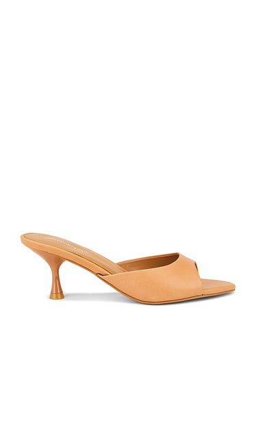 Jeffrey Campbell Spy-Kid Sandal in Brown | Toast Open Toe Heels for Women
