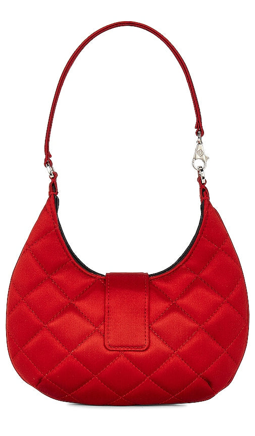 les petits joueurs Cindy Baguette Bag in Red