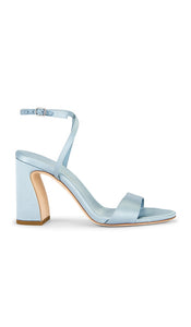 Loeffler Randall Malia Heel in Baby Blue | Pale Blue Open Toe Heels for Women