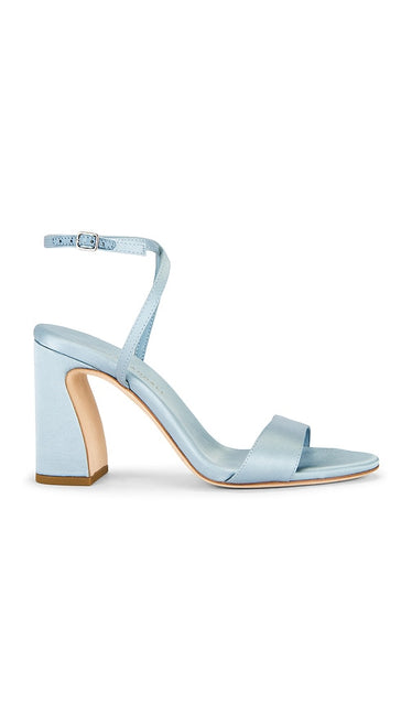 Loeffler Randall Malia Heel in Baby Blue | Pale Blue Open Toe Heels for Women