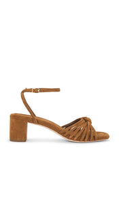 Loeffler Randall Olivia Sandal in Brown | Cacao Heeled Sandals for Women