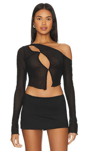 lovewave Oni Puzzle Top in Black - Lovewave Oni Puzzle Haut en Noir - lovewave Oni 黑色拼图上衣 - lovewave Oni Puzzle Top in Schwarz - lovewave 오니 퍼즐 탑 - Lovewave Oni Puzzle Top in nero