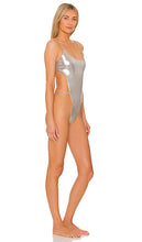 lovewave The Tyler One Piece in Metallic Silver