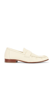 Mansur Gavriel Ruched Loafer in Ivory | Jasmine Loafers & Oxfords Flats for Women