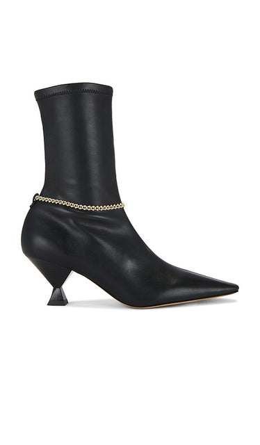 Maria Luca Nausica Stretch Boot in Black | Black Heeled Boots for Women