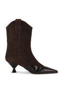 Maria Luca Nila Boot in Brown | Dark Brown Ankle Boots for Women