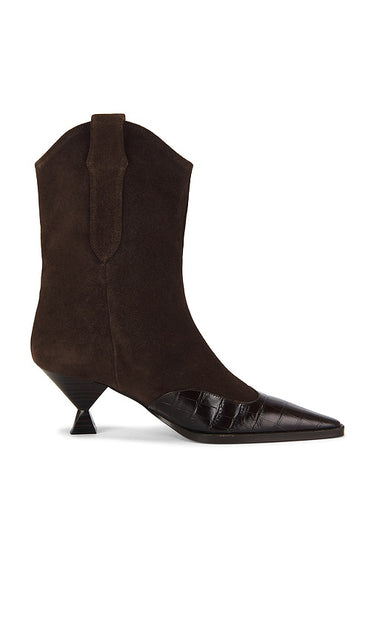Maria Luca Nila Boot in Brown | Dark Brown Ankle Boots for Women