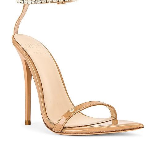 Michael Costello x REVOLVE Selene Sandal in Nude