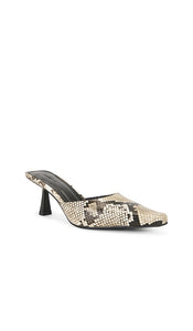 Nakedvice The Kingsley Heel Pump in Beige