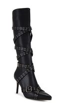 NIIHAI Nii Hai Strappy Boots in Black