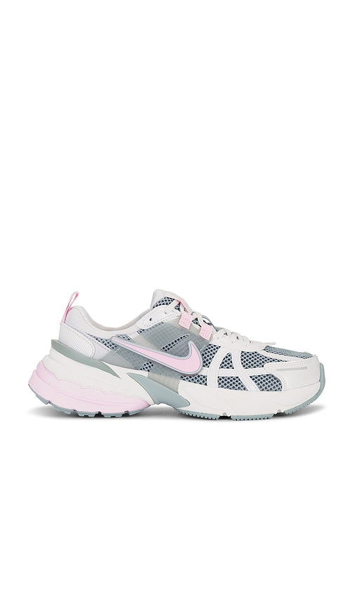 Nike V2k Run Sneaker in Grey,Rose | Light Pumice  Pink Foam   & Photon Dust Low Top Sneakers for Women