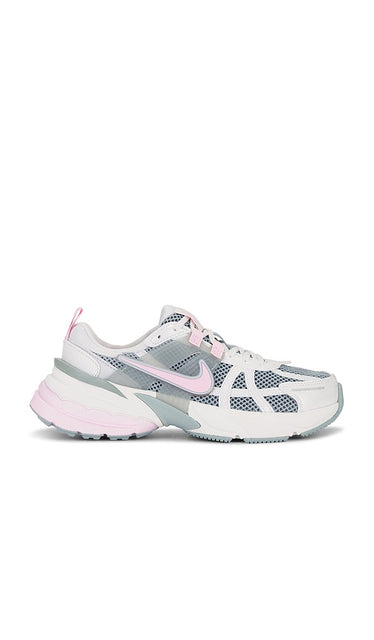 Nike V2k Run Sneaker in Grey,Rose | Light Pumice  Pink Foam   & Photon Dust Low Top Sneakers for Women