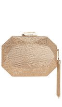 olga berg Tilly Hotfix Clutch in Metallic Gold - Olga Berg - Pochette Tilly Hotfix en or métallisé - olga berg Tilly Hotfix 金属金手拿包 - Olga Berg Tilly Hotfix Clutch in Metallic-Gold - olga berg Tilly 핫픽스 클러치, 메탈릭 골드 소재 - Olga Berg Pochette Tilly Hotfix in oro metallizzato