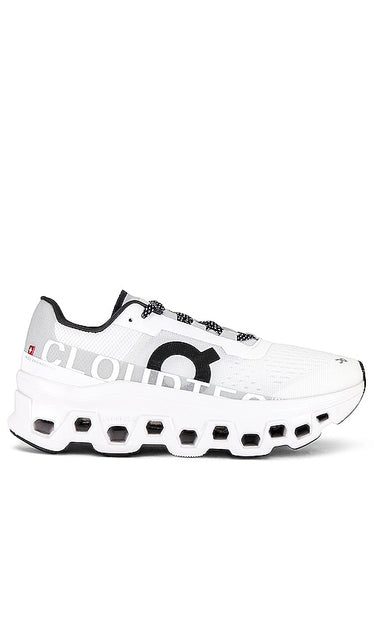 On Cloudmonster Sneaker in All White Cloudmonster in White | All White Cloudmonster Athletic Sneakers for Women