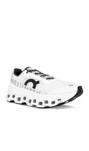 On Cloudmonster Sneaker in All White Cloudmonster in White