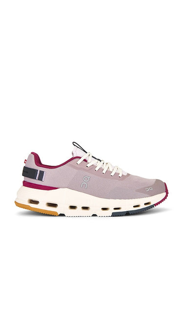 On Cloudnova Form 2 Sneakers in Grey | Fade & Orchid Athletic Sneakers for Women