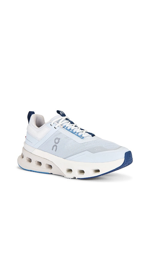 On Cloudnova X Sneaker in Baby Blue