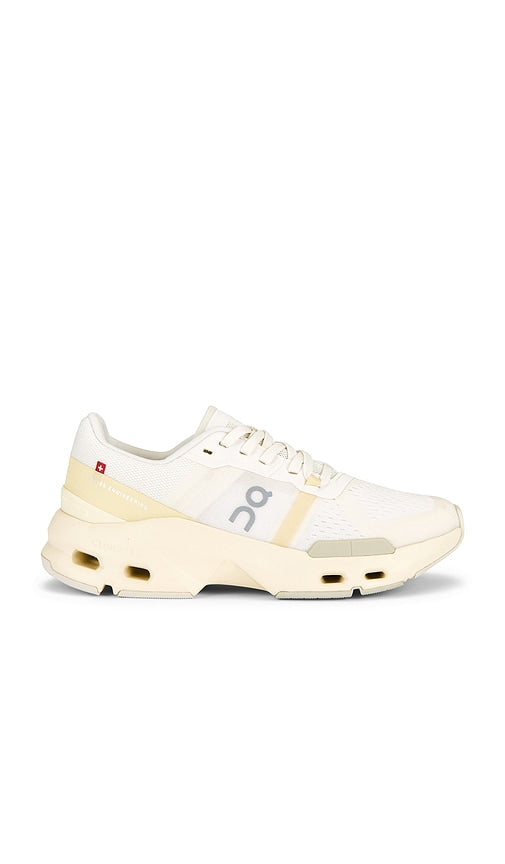 On Cloudpulse Sneakers in Ivory | Ivory & Tumeric Athletic Sneakers for Women