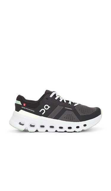 On Cloudrunner 2 in Black | Shadow & Lima Low Top Sneakers for Women