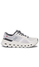On Cloudrunner 2 Sneaker in Grey | Frost & White Running Sneakers for Women
