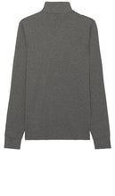 onia Everyday Half Zip Sweater in Charcoal